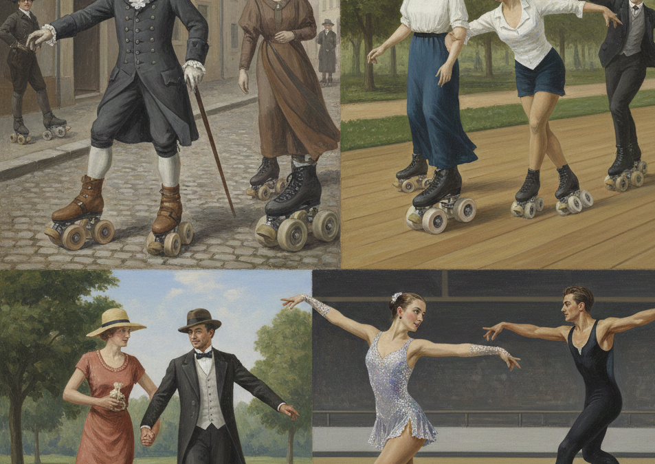 Die Entstehung des Rollkunstlaufs – Von den ersten Rollschuhen zur Wettkampfsportart